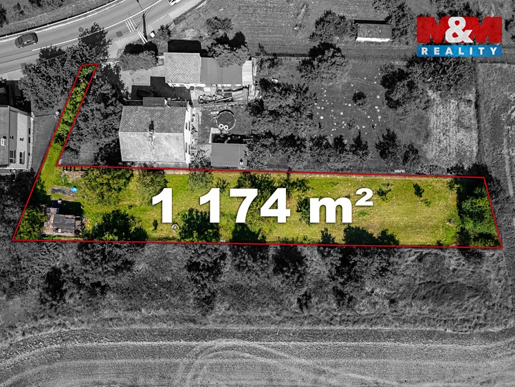 Prodej stavebního pozemku 1 174 m² - foto 2
