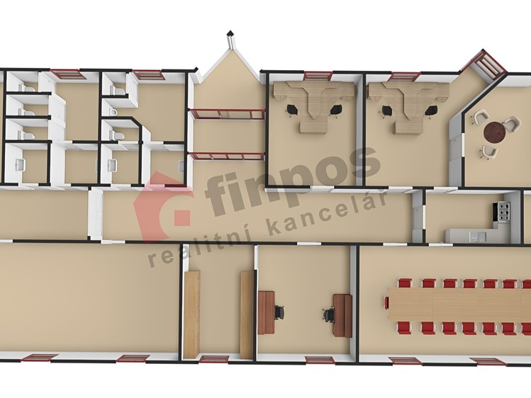 Pronájem kanceláře 712 m² - foto 5