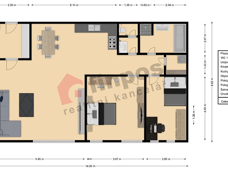 Prodej bytu 3+kk 92 m² - foto 5