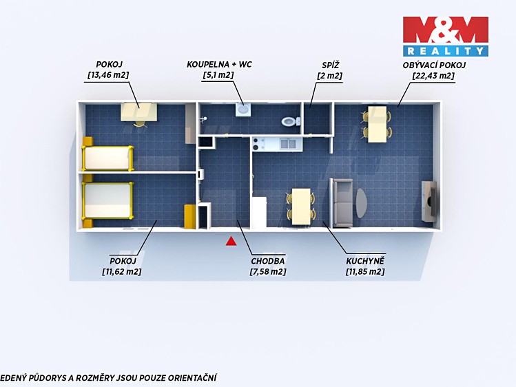 Prodej rodinného domu 74 m², pozemek 703 m² - foto 4