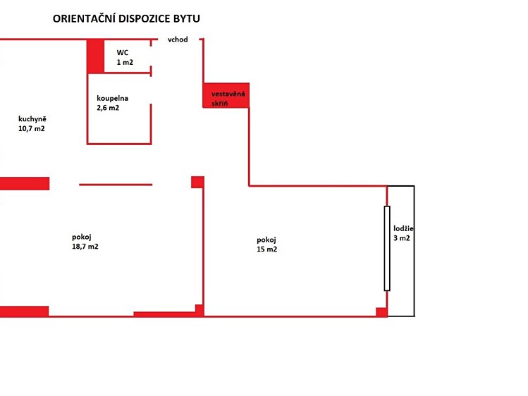 Prodej bytu 2+1 60 m² - foto 4