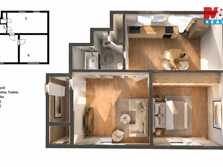 Prodej bytu 2+kk 57 m² - foto 5