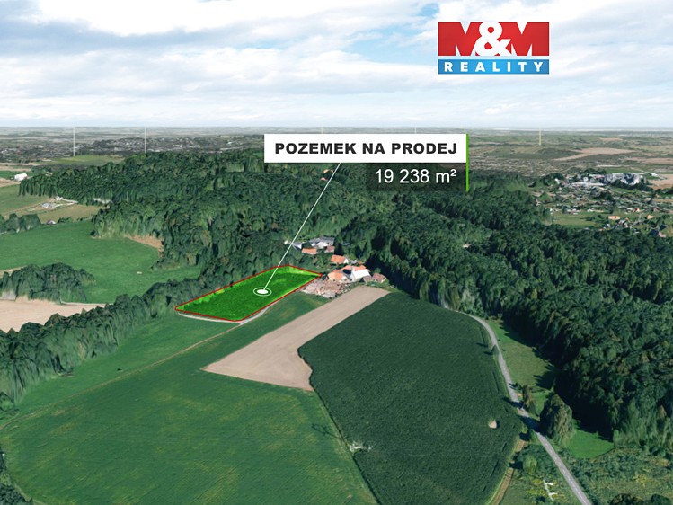 Prodej pole 19 235 m² - foto 1