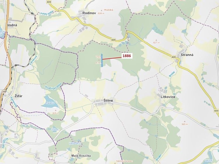 Dražba lesa 19 314 m² - foto 1