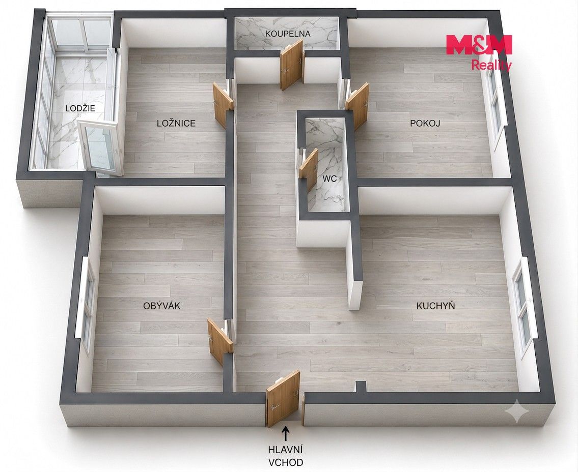 Prodej bytu 3+1 77 m² - foto 19
