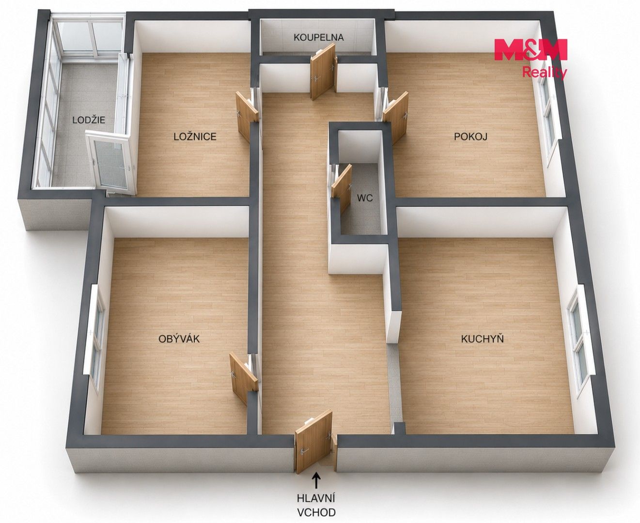 Prodej bytu 3+1 77 m² - foto 20
