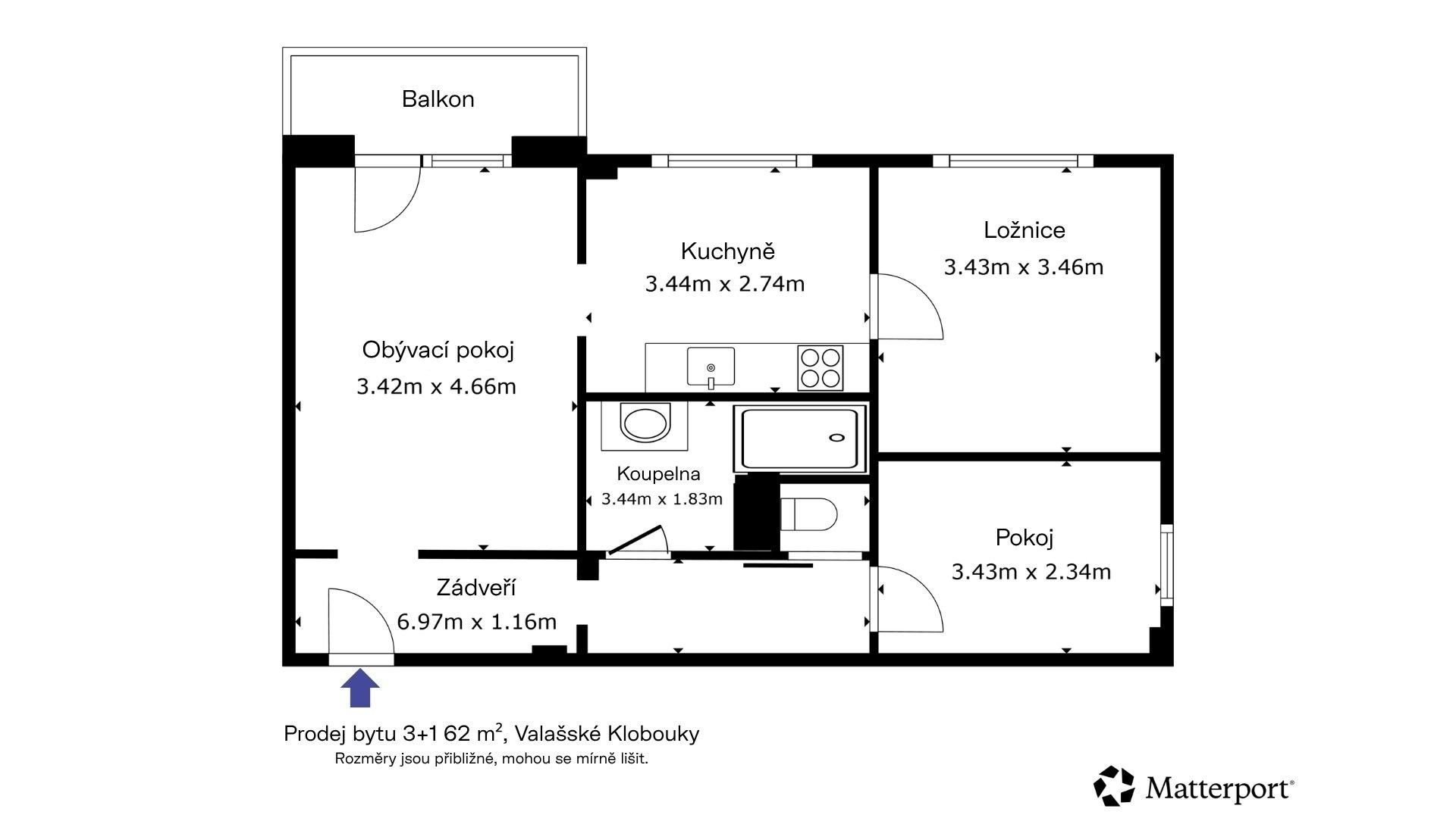 Prodej bytu 3+1 62 m² - foto 24