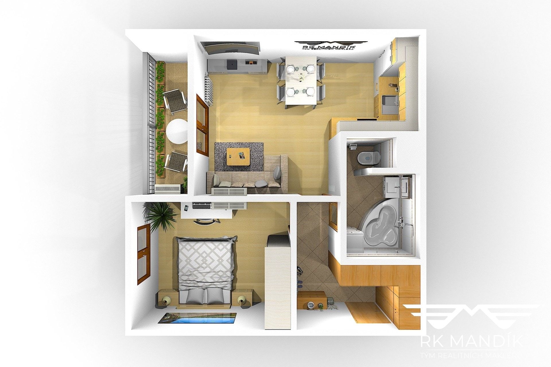 Pronájem bytu 2+kk 43 m² - foto 18