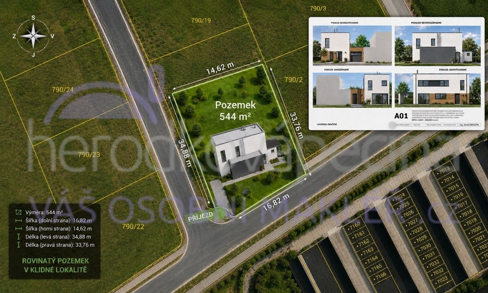 Prodej pozemku 544 m² - foto 3