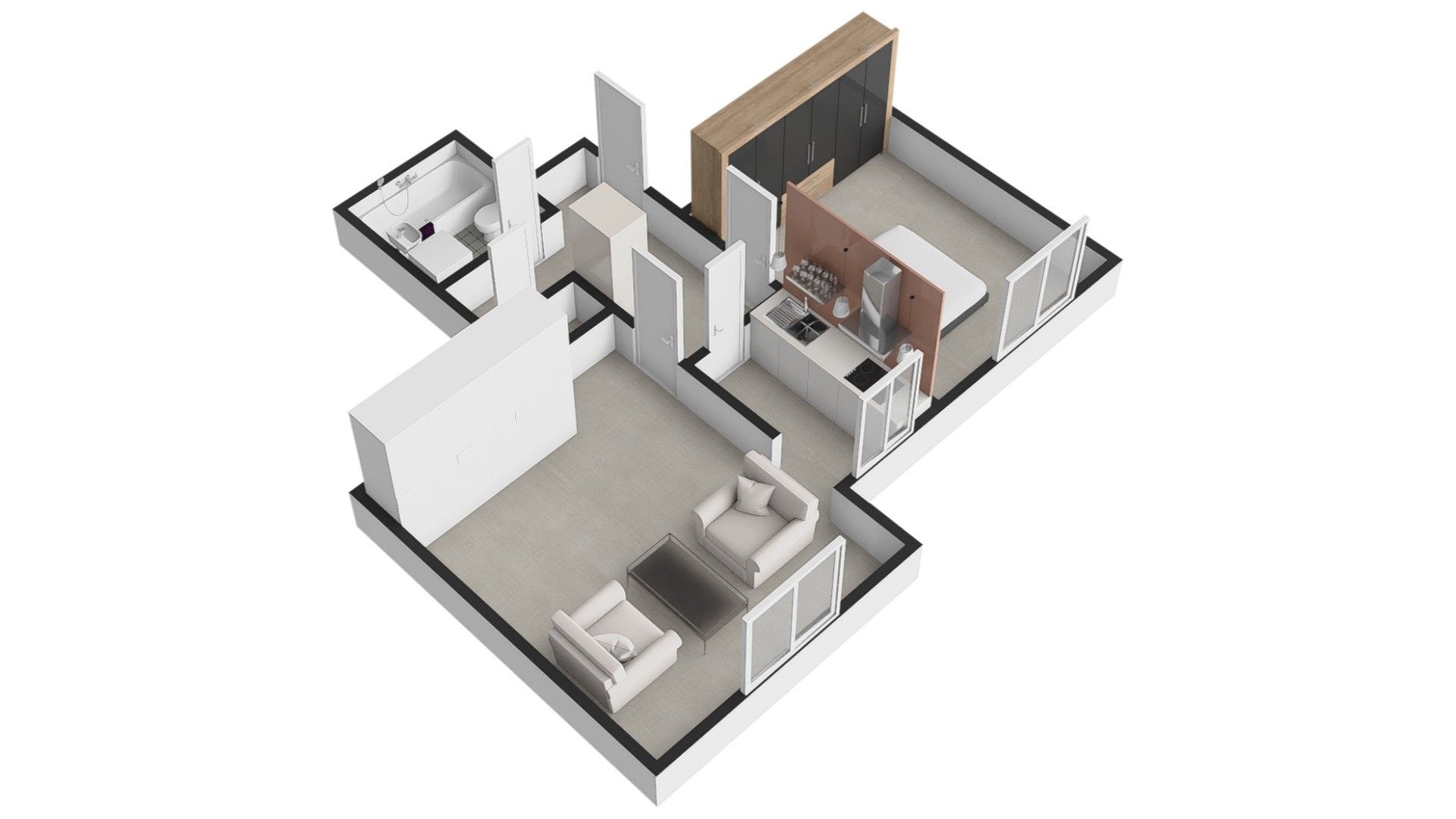 Pronájem bytu 2+kk 43 m² - foto 15