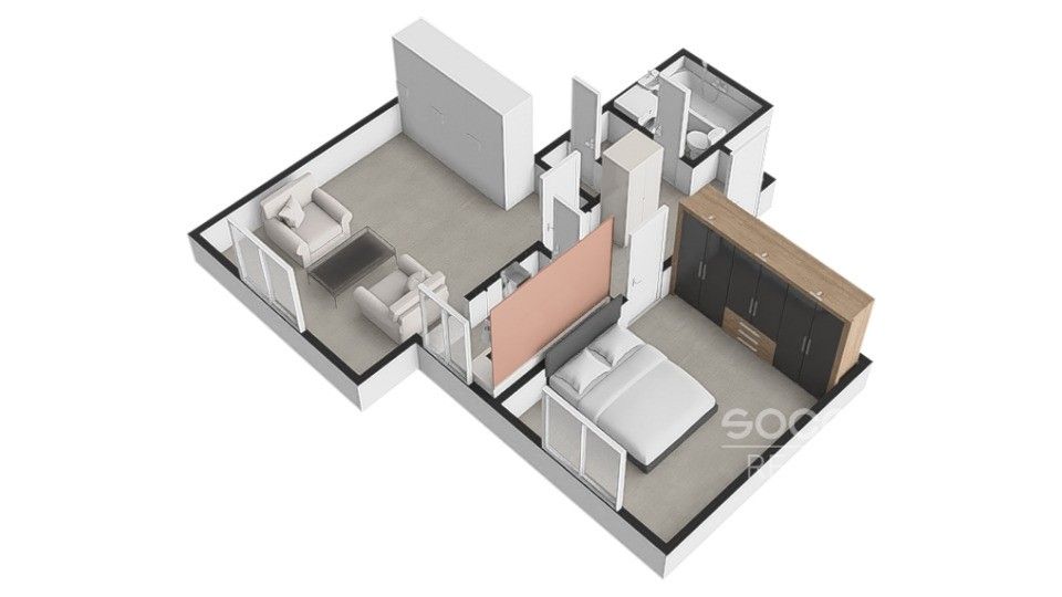 Pronájem bytu 2+kk 43 m² - foto 13
