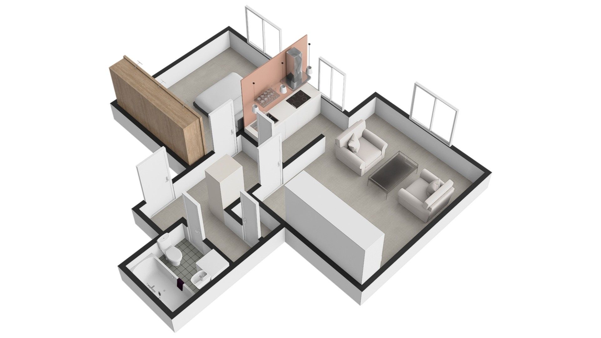 Pronájem bytu 2+kk 43 m² - foto 14