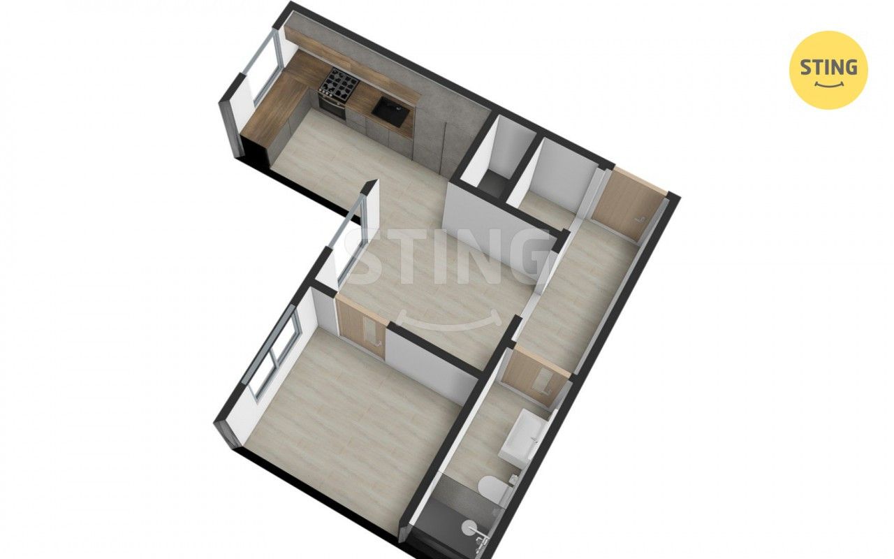 Prodej bytu 2+kk 41 m² - foto 3
