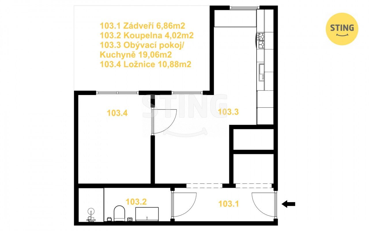 Prodej bytu 2+kk 41 m² - foto 16