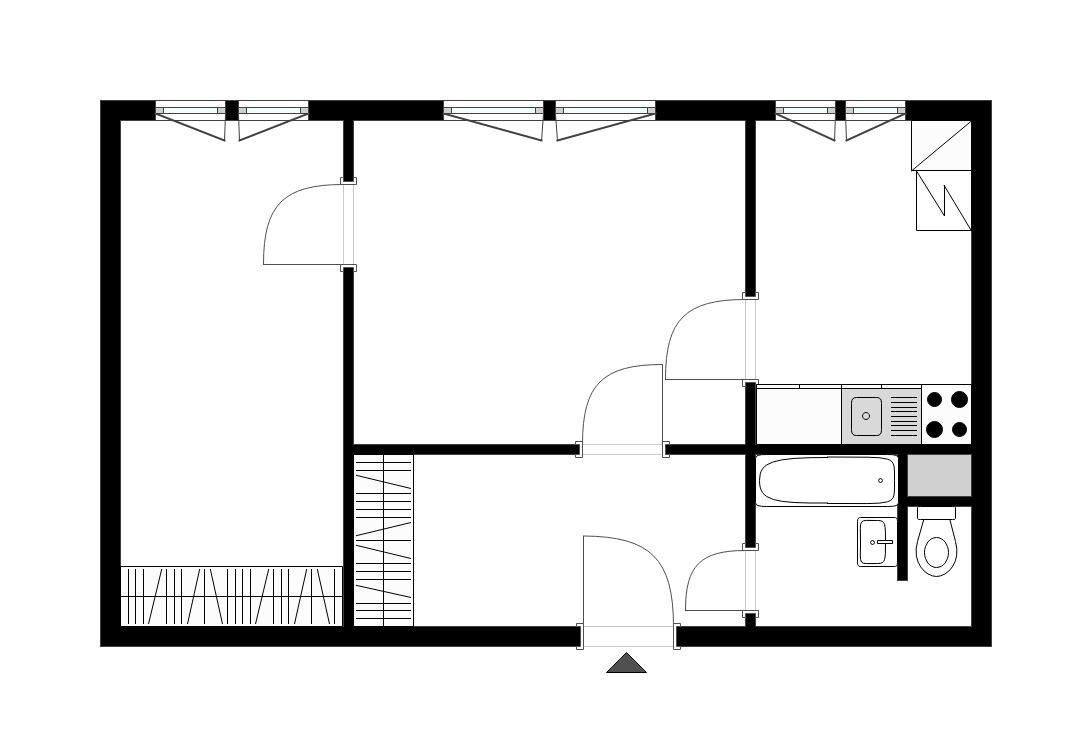 Pronájem bytu 2+1 46 m² - foto 19