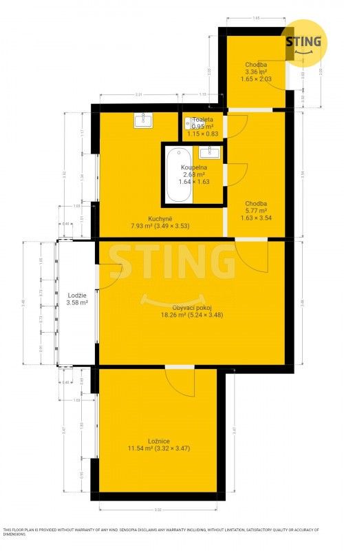 Prodej bytu 2+1 54 m² - foto 14