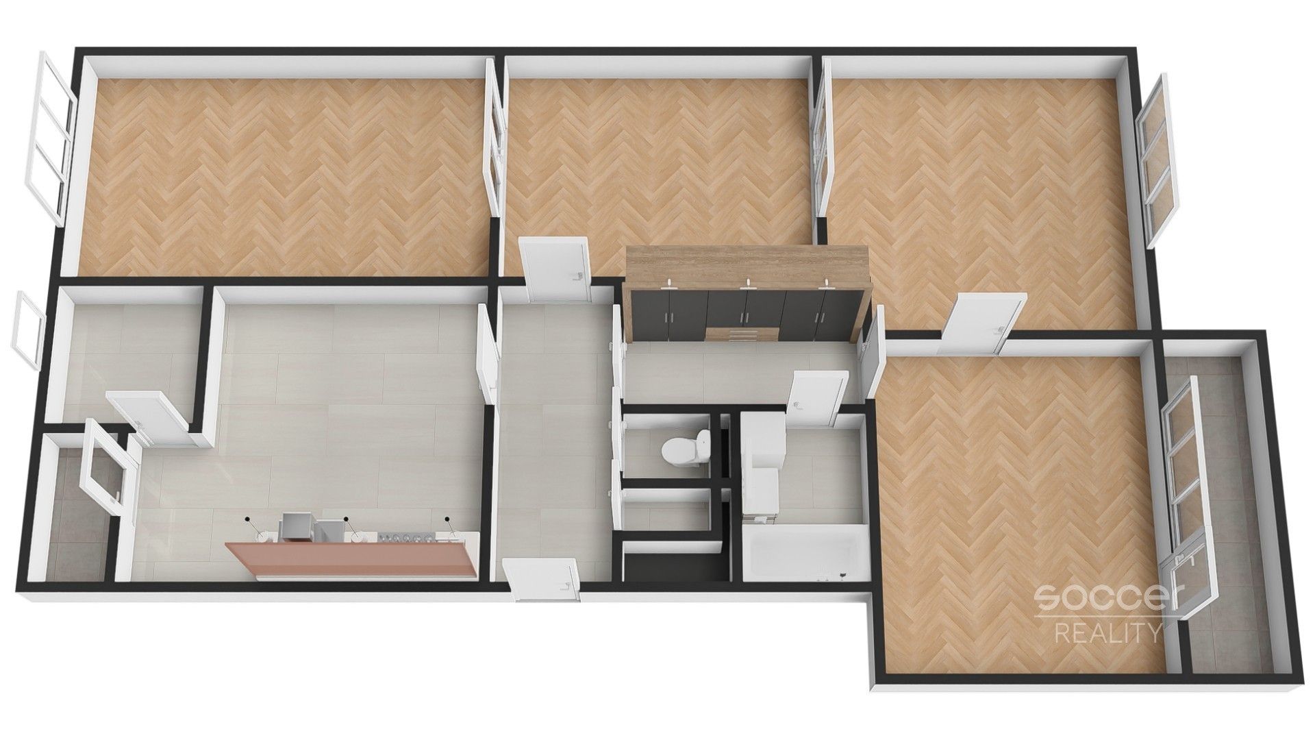 Pronájem bytu 4+1 112 m² - foto 21