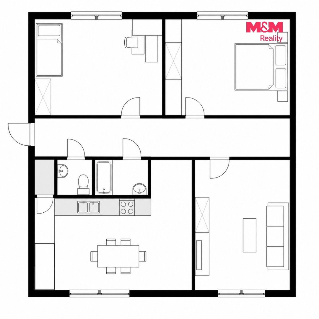 Prodej bytu 4+kk 74 m² - foto 7