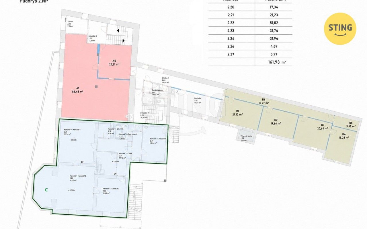 Pronájem komerčního prostoru 161 m² - foto 8