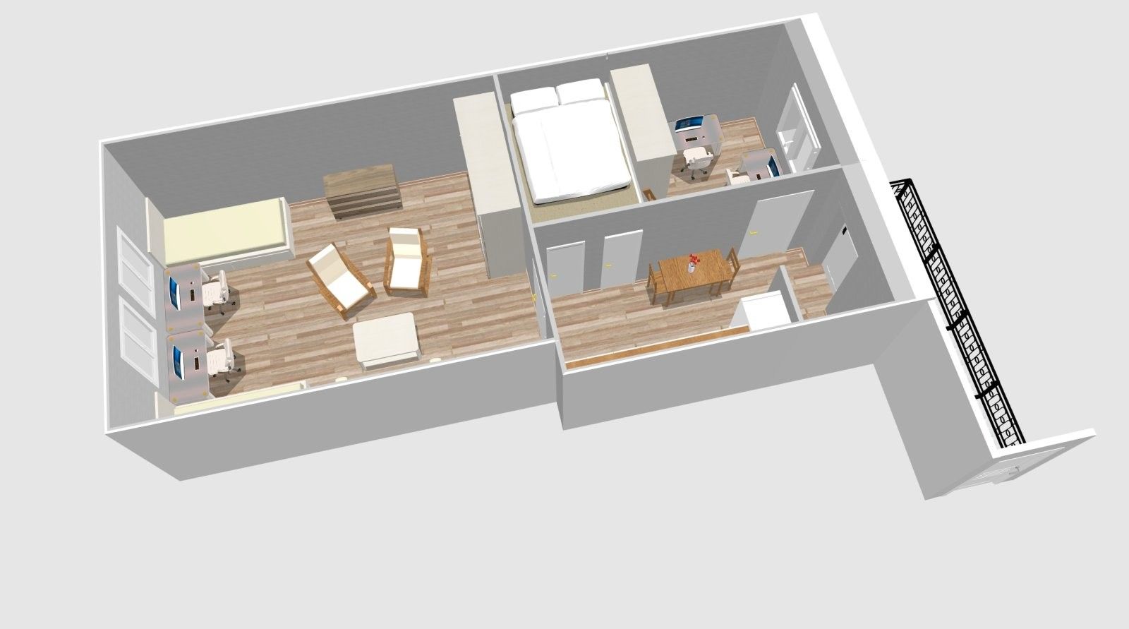 Pronájem bytu 2+1 55 m² - foto 22
