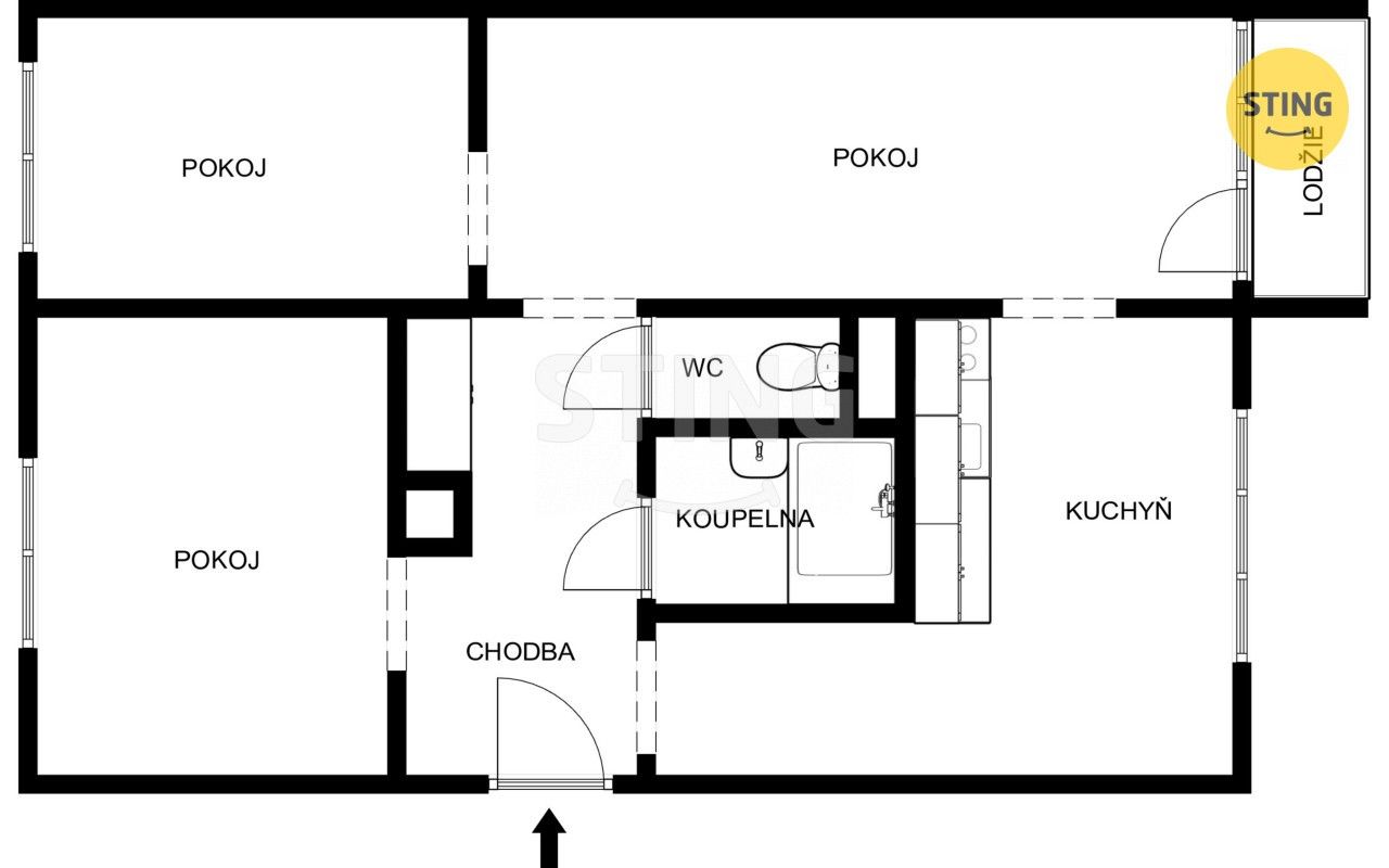 Prodej bytu 3+1 72 m² - foto 13