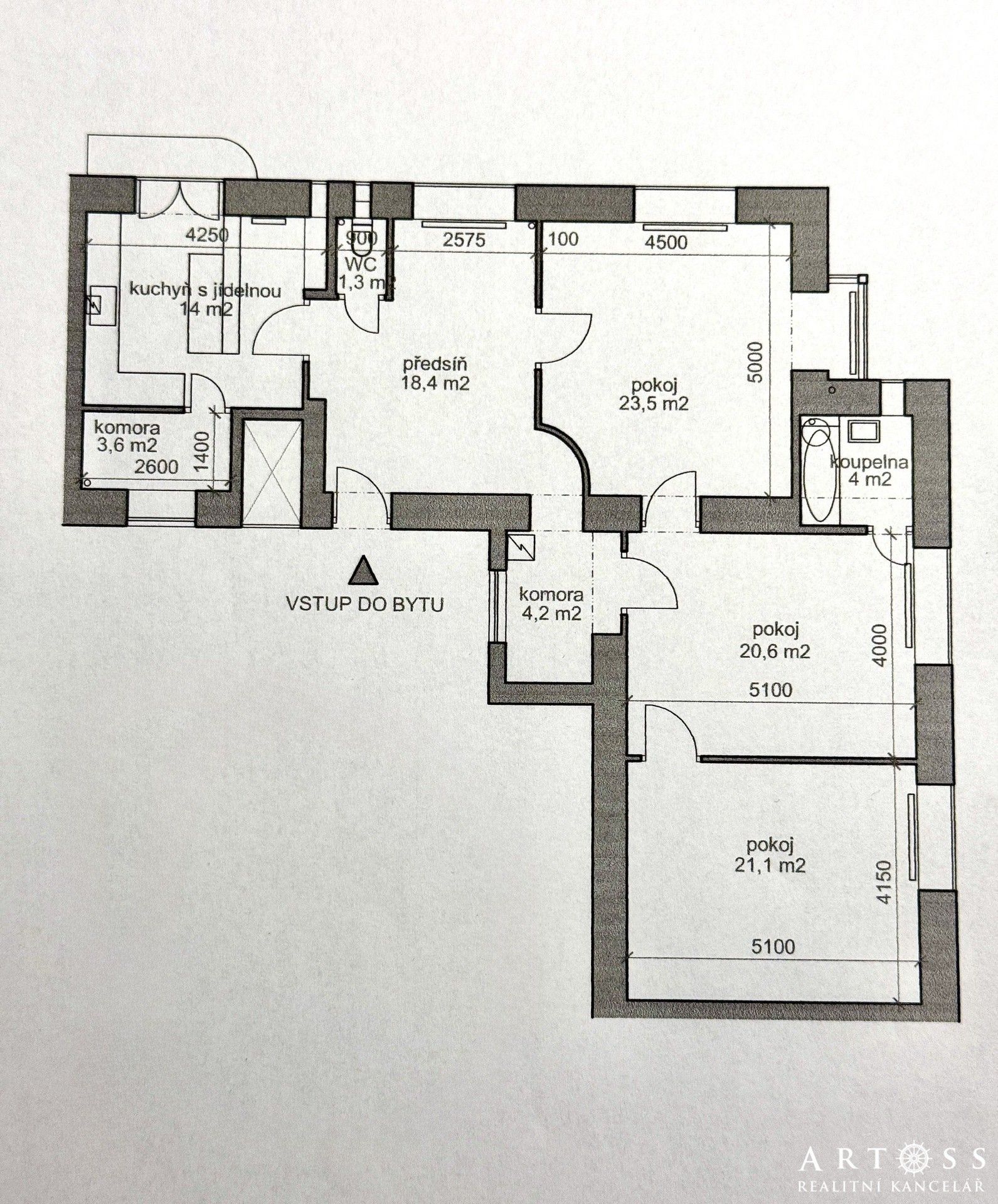 Prodej bytu 3+1 103 m² - foto 23