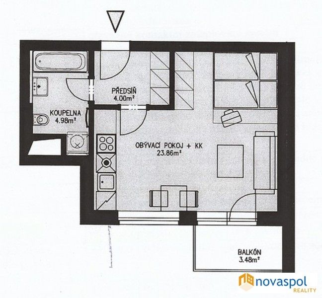 Pronájem bytu 1+kk 37 m² - foto 10