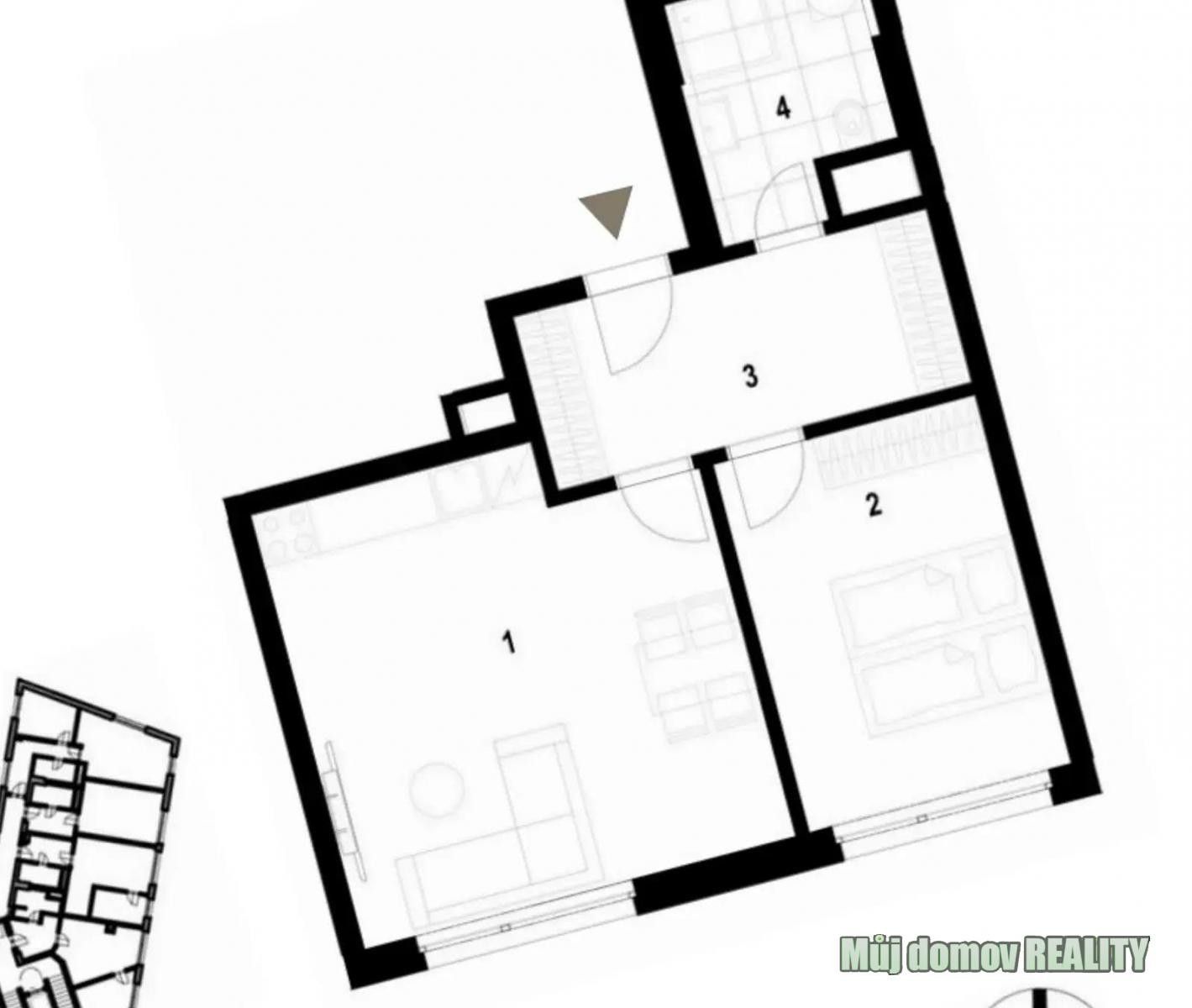 Pronájem bytu 2+kk 55 m² - foto 15