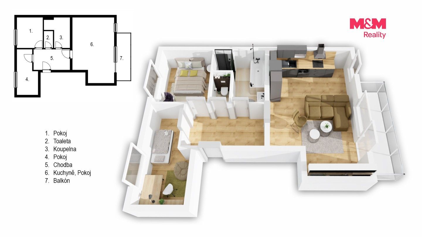 Prodej bytu 3+kk 65 m² - foto 19