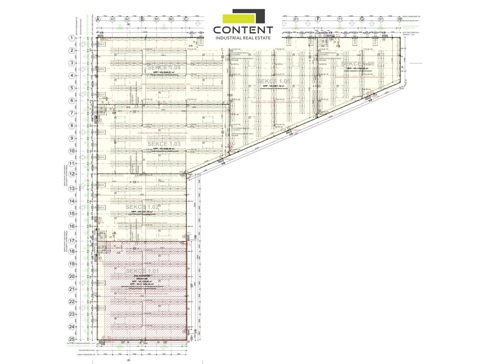 Pronájem komerčního prostoru 1194 m² - foto 16