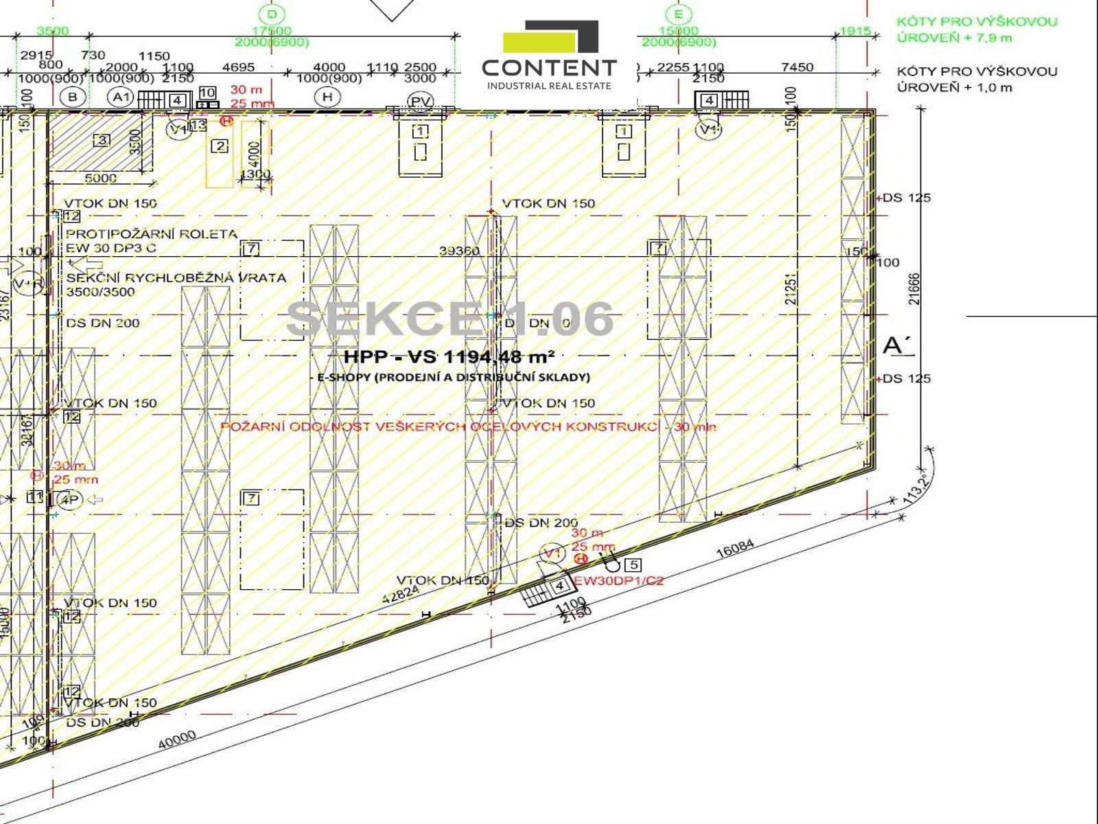 Pronájem komerčního prostoru 1194 m² - foto 17