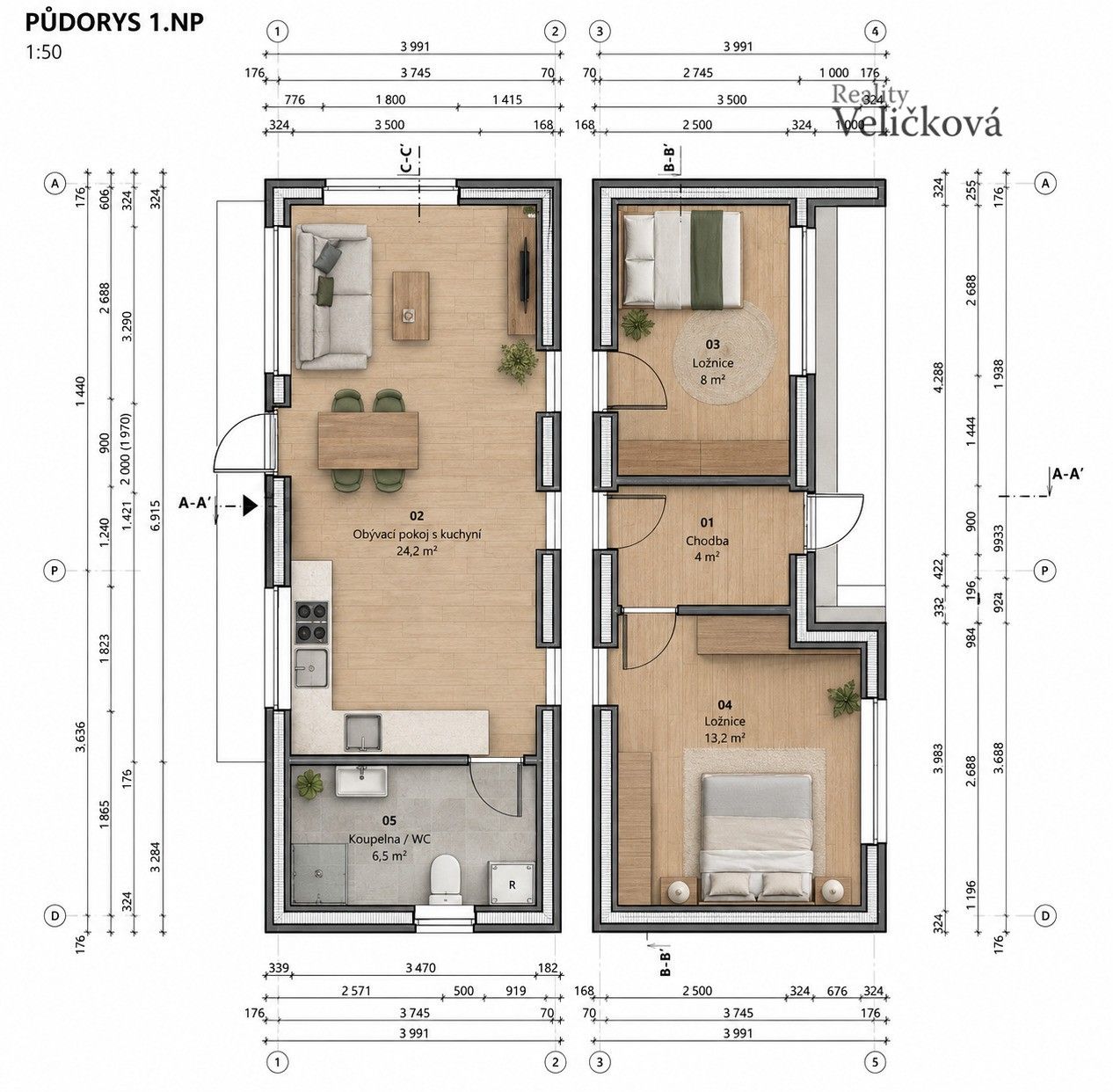 Prodej domu 56 m² - foto 3