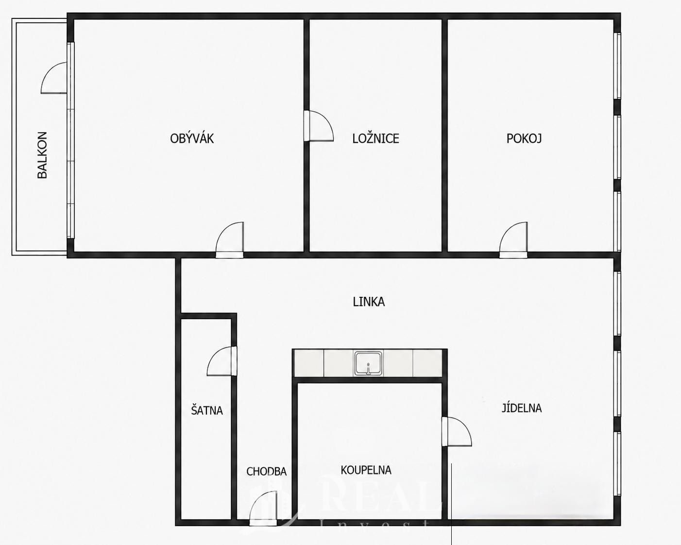 Prodej bytu 3+1 63 m² - foto 14