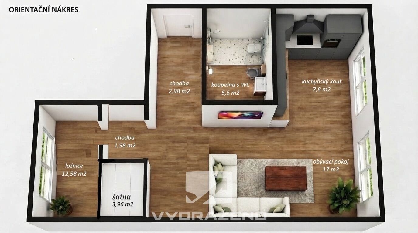 Prodej bytu 2+kk 52 m² - foto 18