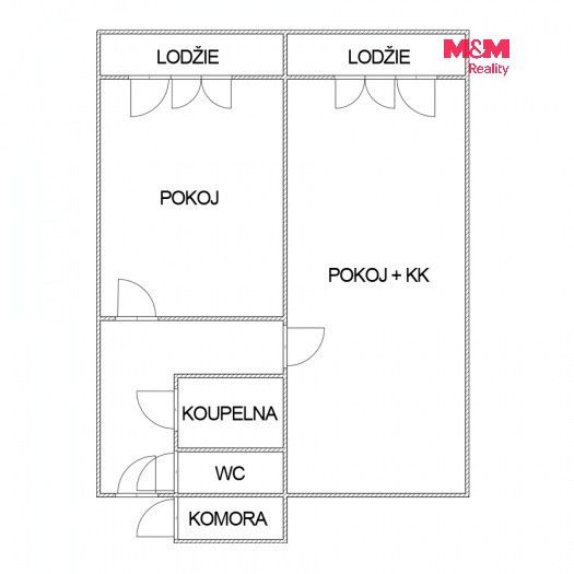 Pronájem bytu 2+kk 40 m² - foto 18