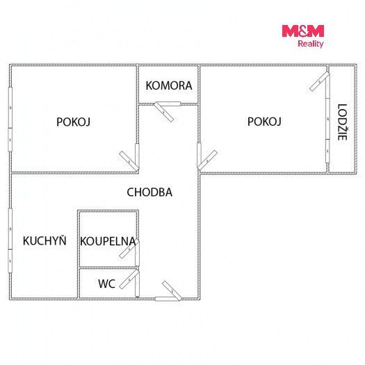 Prodej bytu 2+1 50 m² - foto 7