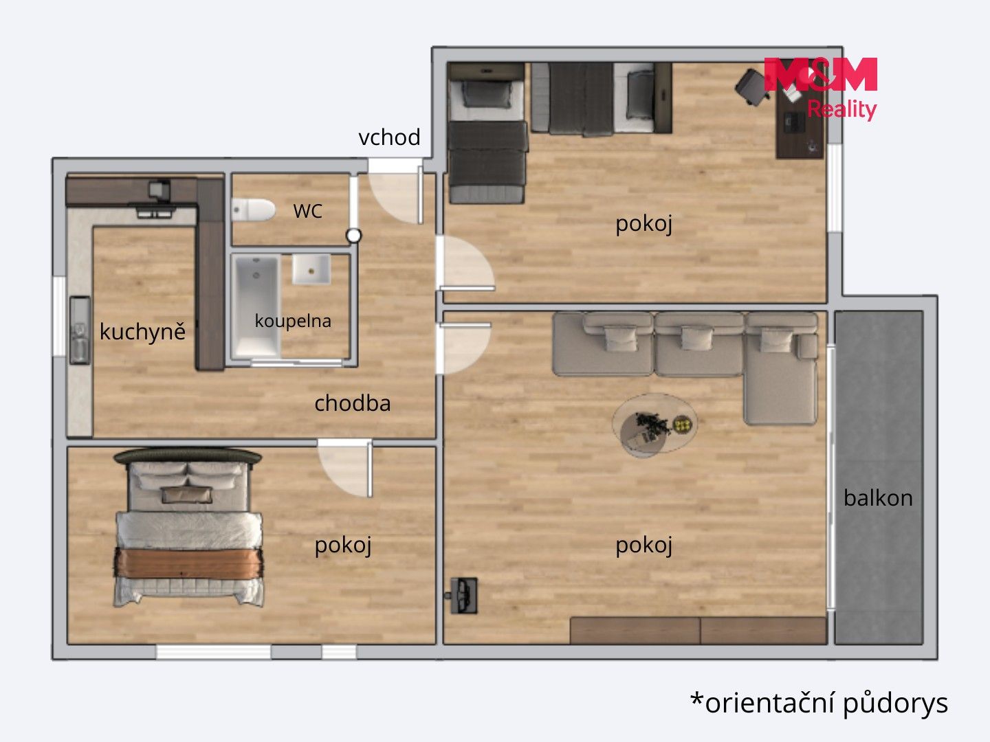 Prodej bytu 3+1 78 m² - foto 20