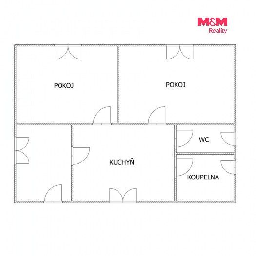 Pronájem bytu 2+1 55 m² - foto 10