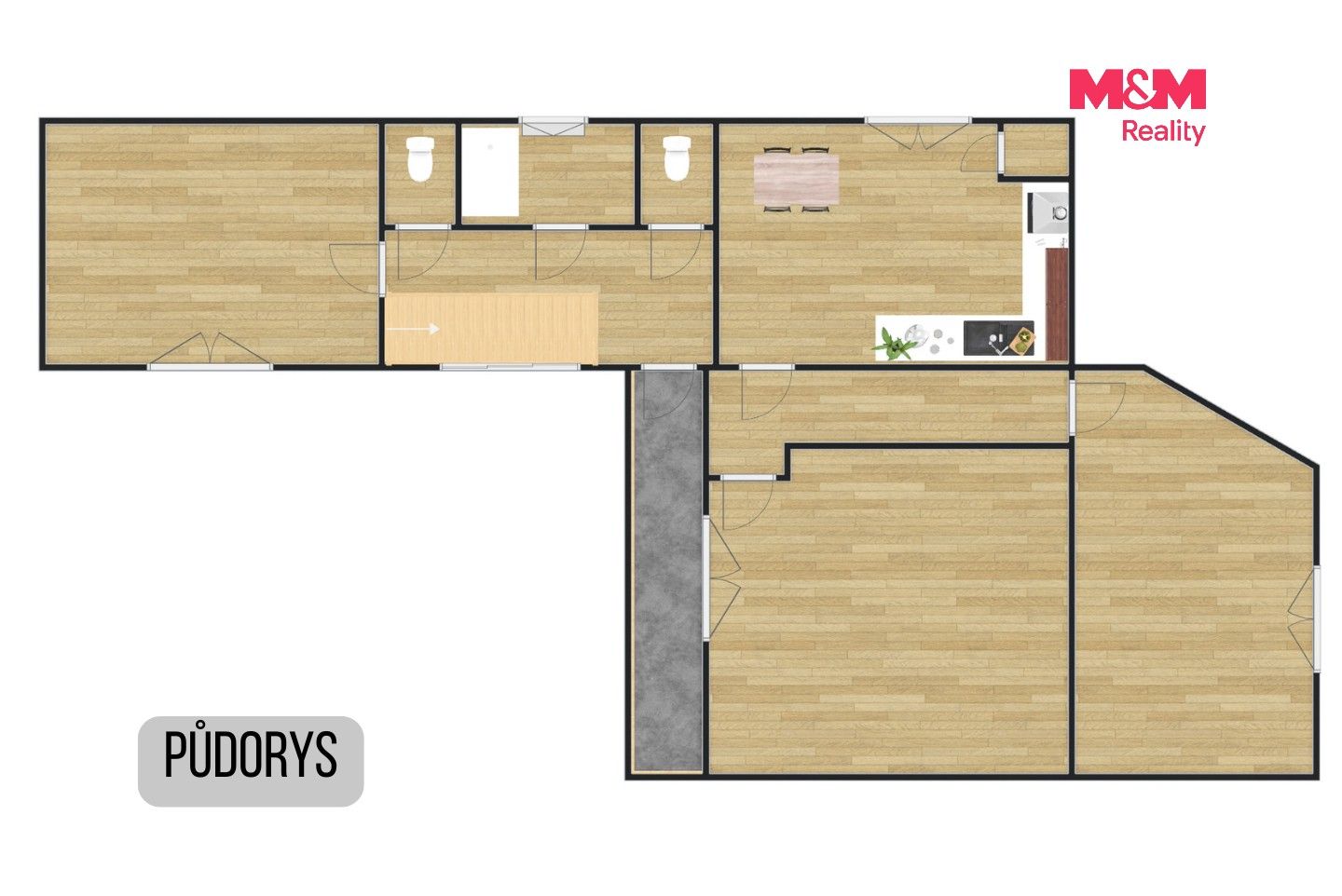 Pronájem bytu 90 m² - foto 8