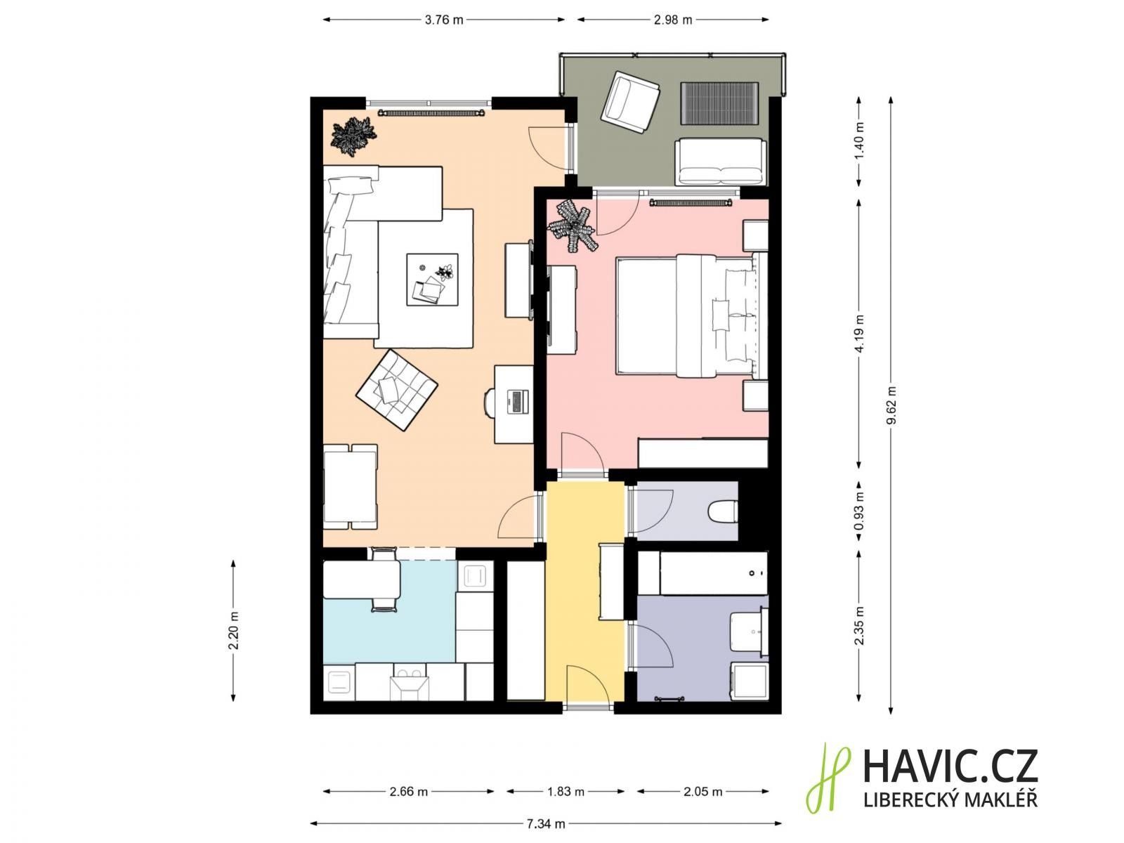 Prodej bytu 2+kk 55 m² - foto 37
