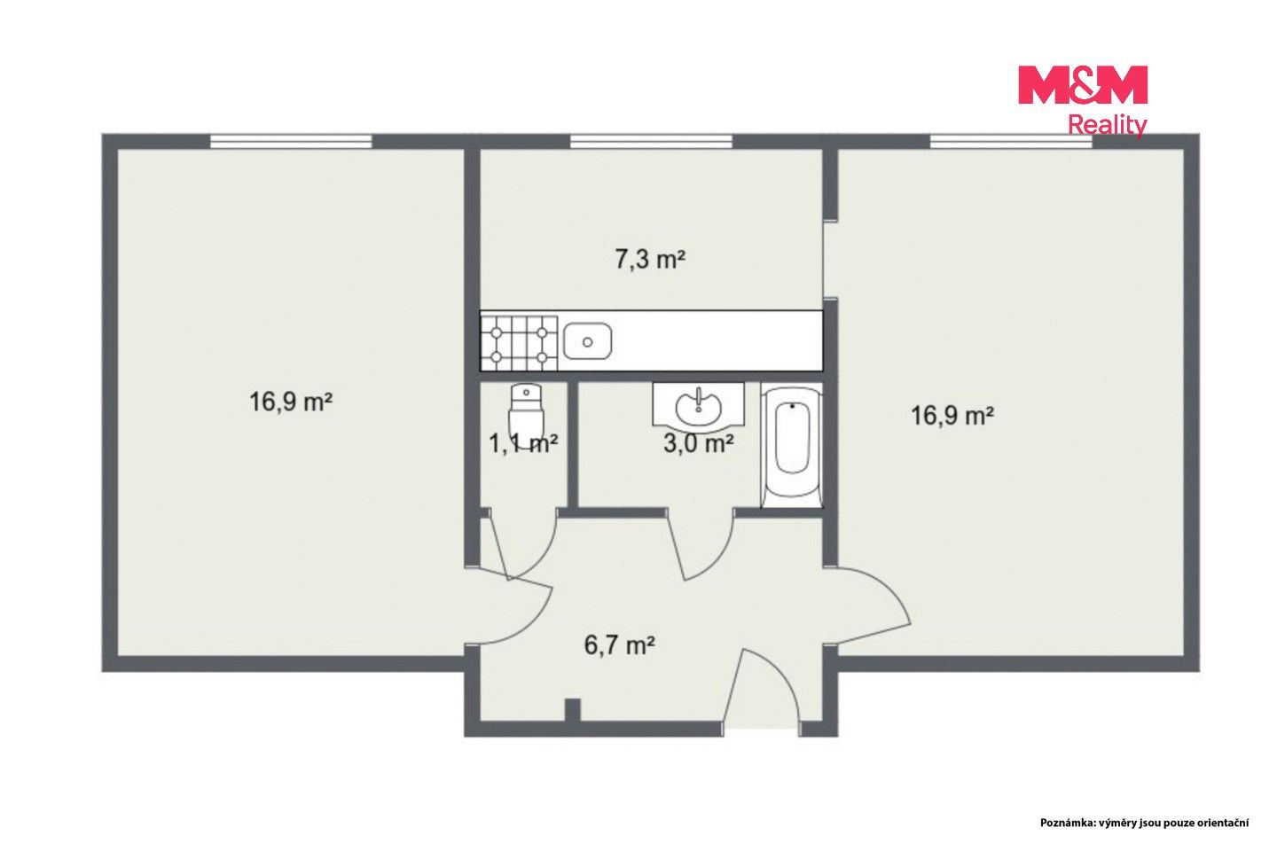 Prodej bytu 2+1 52 m² - foto 10