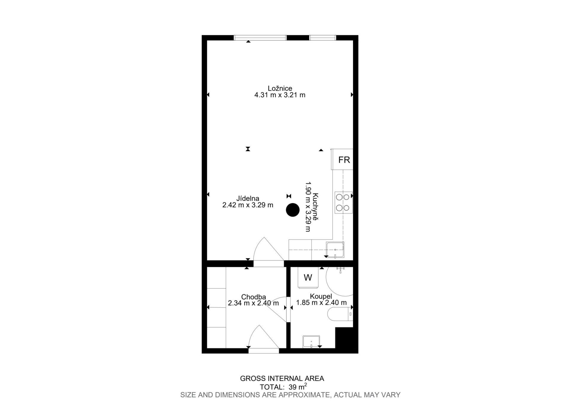 Prodej bytu 1+kk 37 m² - foto 19