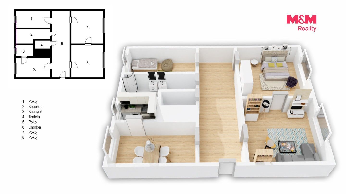 Pronájem bytu 4+kk 105 m² - foto 7