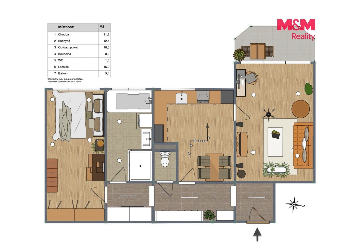 Prodej bytu 2+1 72 m² - foto 13