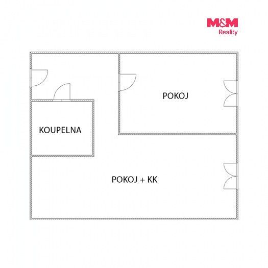 Pronájem bytu 2+kk 42 m² - foto 6