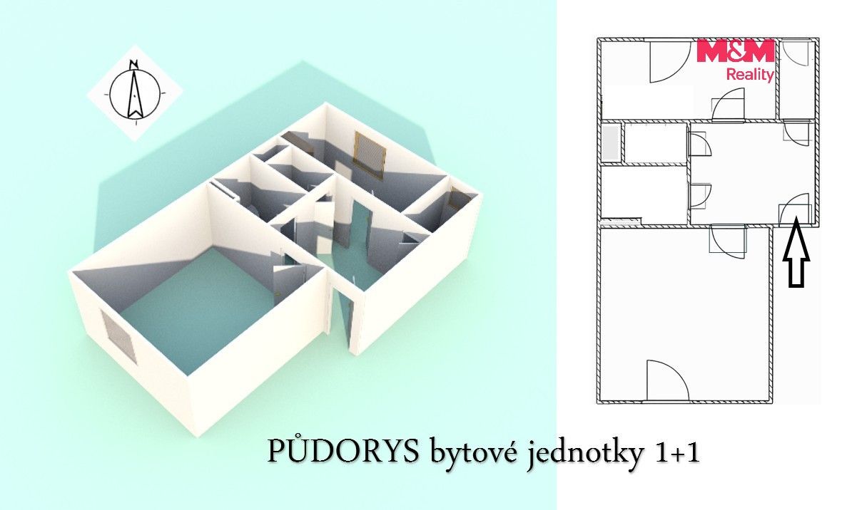 Prodej bytu 1+1 50 m² - foto 12