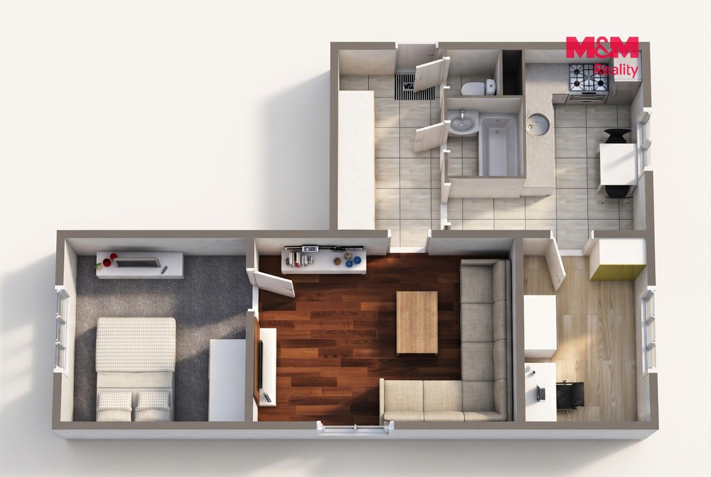 Prodej bytu 3+1 55 m² - foto 5