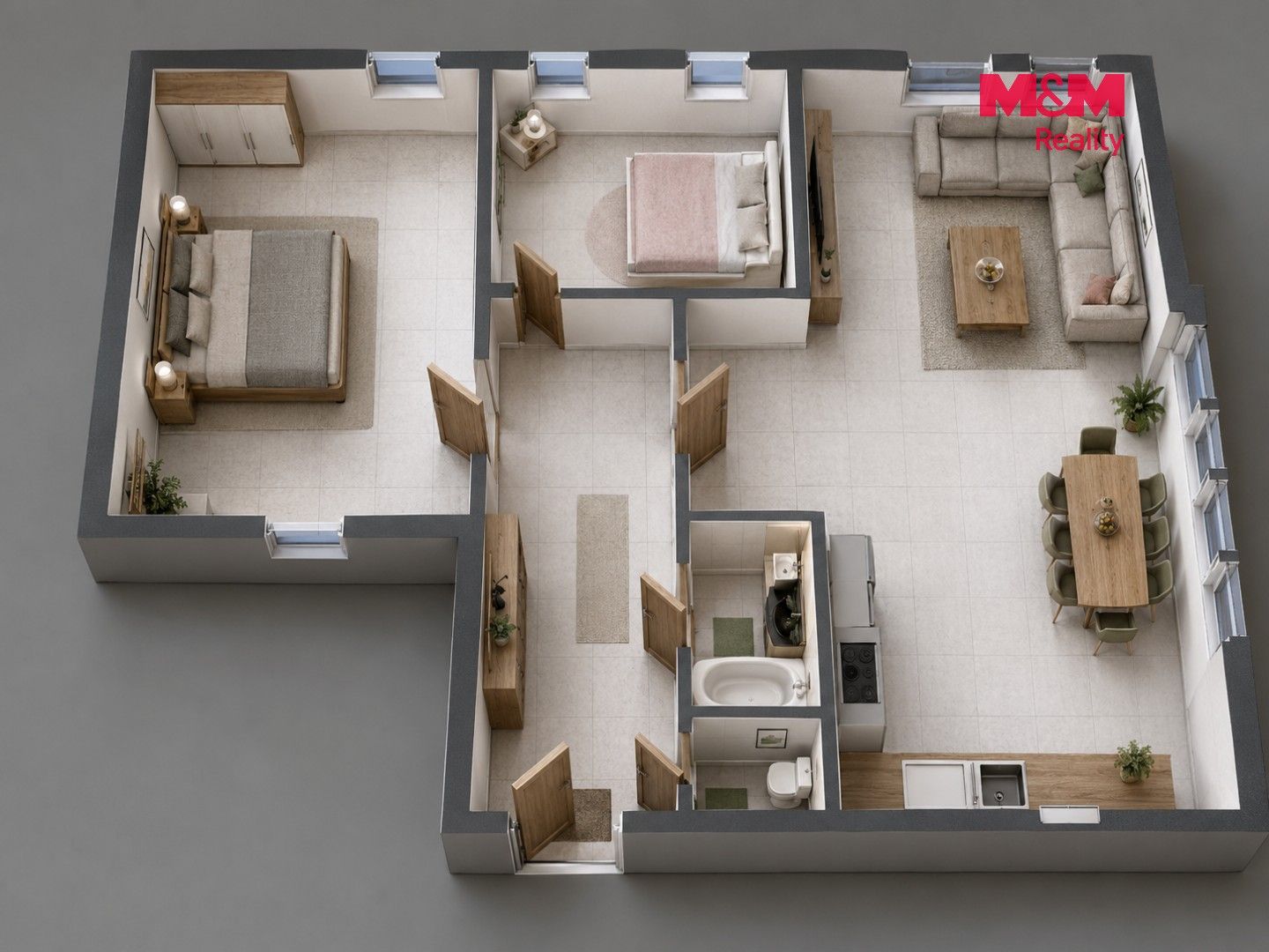 Pronájem bytu 3+kk 75 m² - foto 6