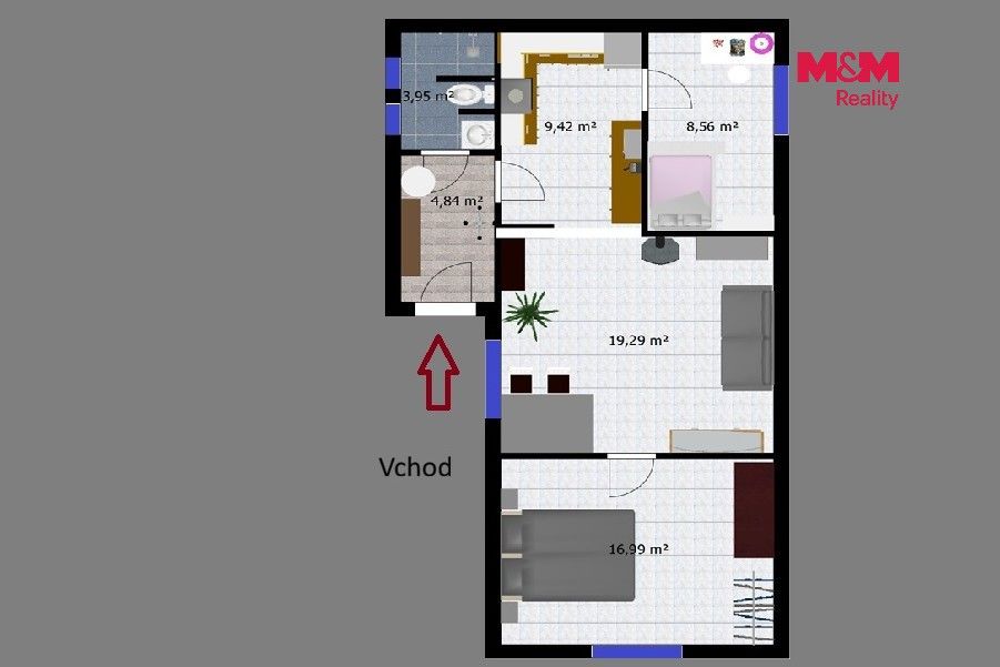 Pronájem domu 60 m² - foto 3