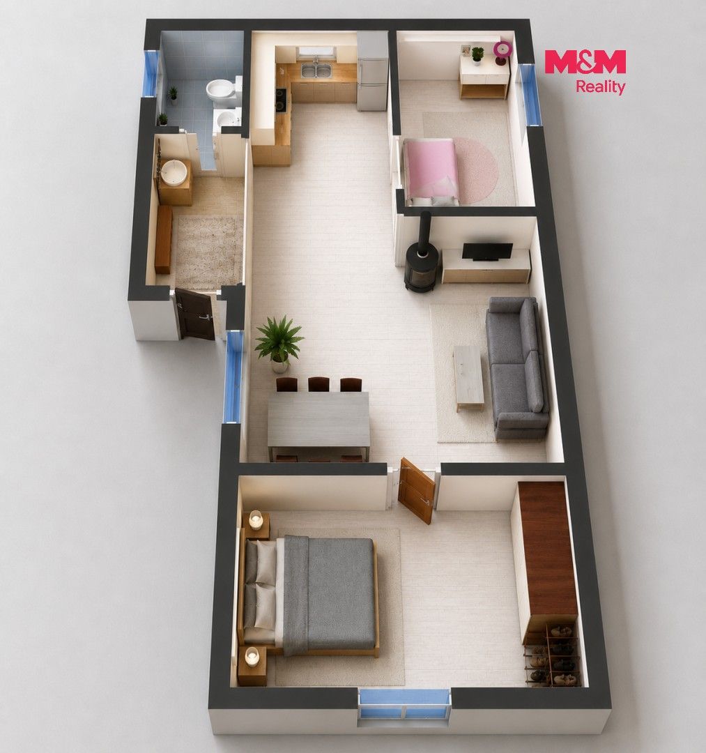 Pronájem domu 60 m² - foto 6